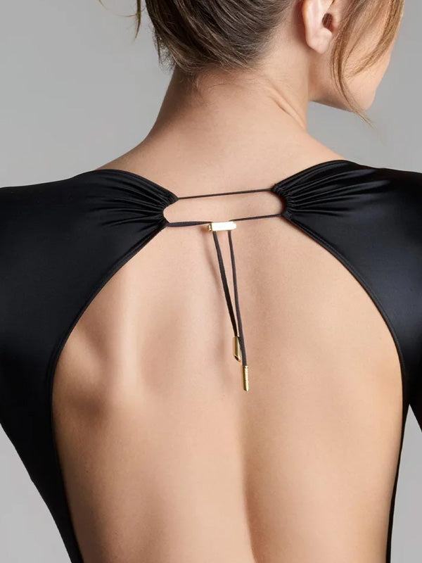 Maison Close aptempta mini suknelė "French Kiss Black"