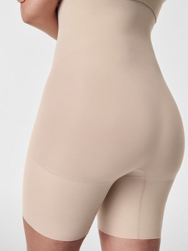 Spanx koreguojantys aukšto juosmens šortukai "Seamless Power 2 Nude"