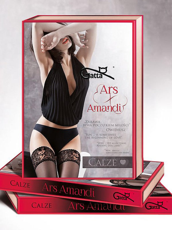 Gatta prilipinamos kojinės "Kamasutra Asian 20 Den Black"