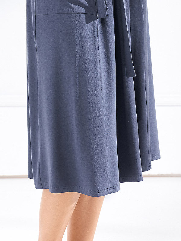 Lega viskozinis chalatas "Melda Blueish Grey"