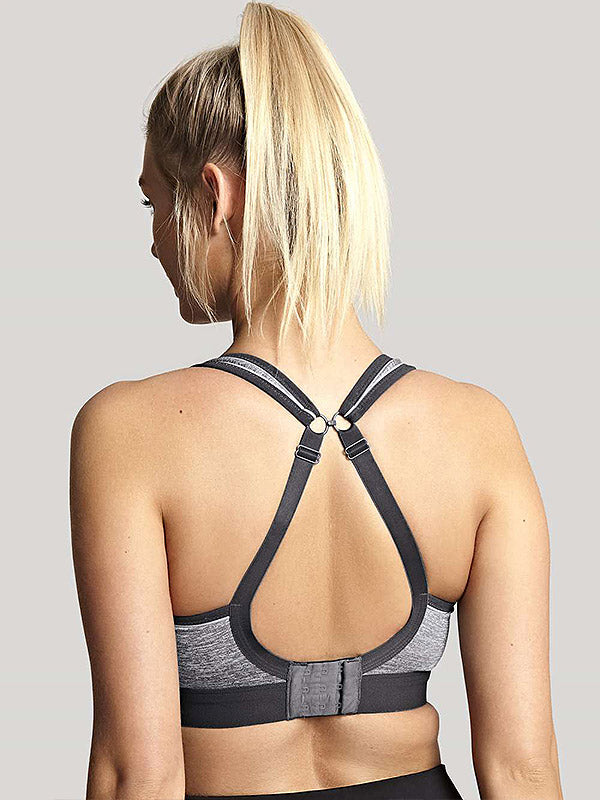 Panache sportinė liemenėlė be lankelių "Sports Non Wired Grey Melange"