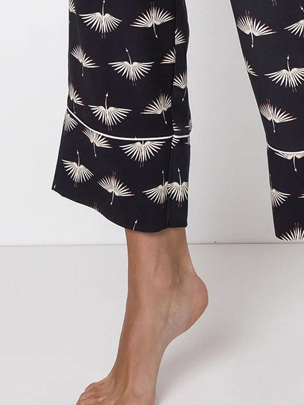 Aruelle ilga pižama "Moira Long Coral - Black"