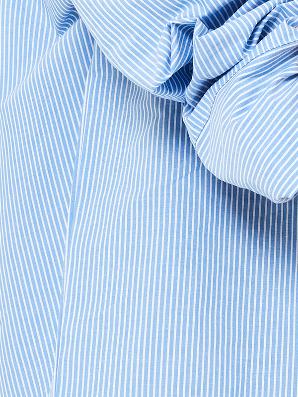 Aruelle medvilninė marškinių tipo suknelė "Ocean Blue - White"