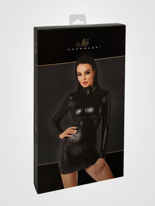 Noir Handmade šlapio efekto suknelė "Chimera Black"
