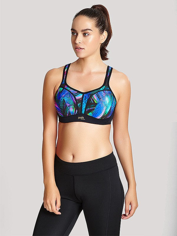 Panache sportinė liemenėlė su lankeliais "Sports Wired Lunar Print"