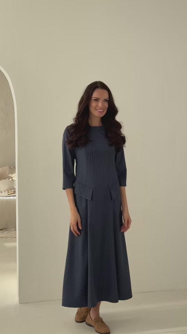 Загрузить видео: moteriška midi suknelė