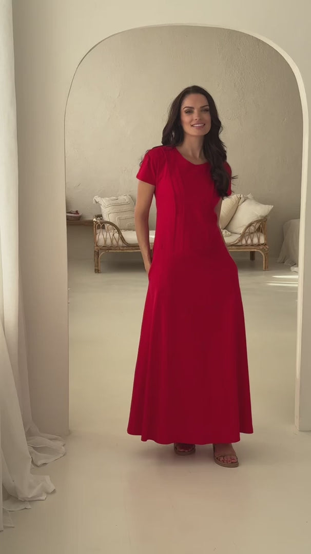 lininė suknelė kasdienai