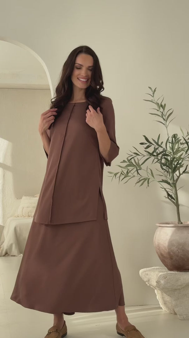 Load video: laisvo silueto tunika