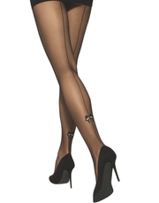 pėdkelnės su siūle ir kaspinėliu