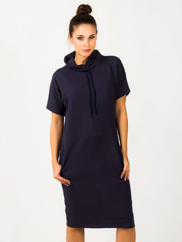 Tessita medvilninė suknelė "Raina Navy"