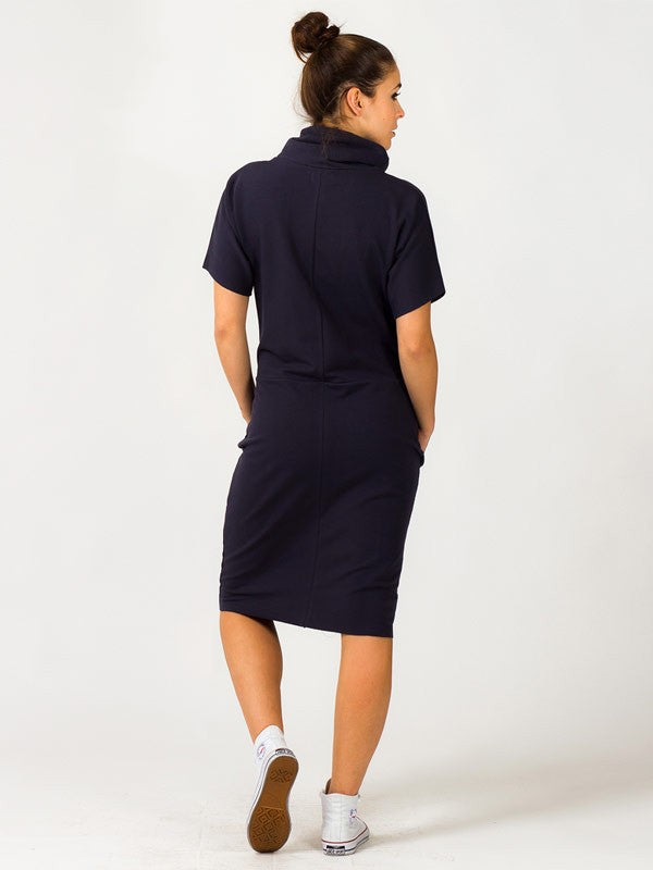 Tessita medvilninė suknelė "Raina Navy"