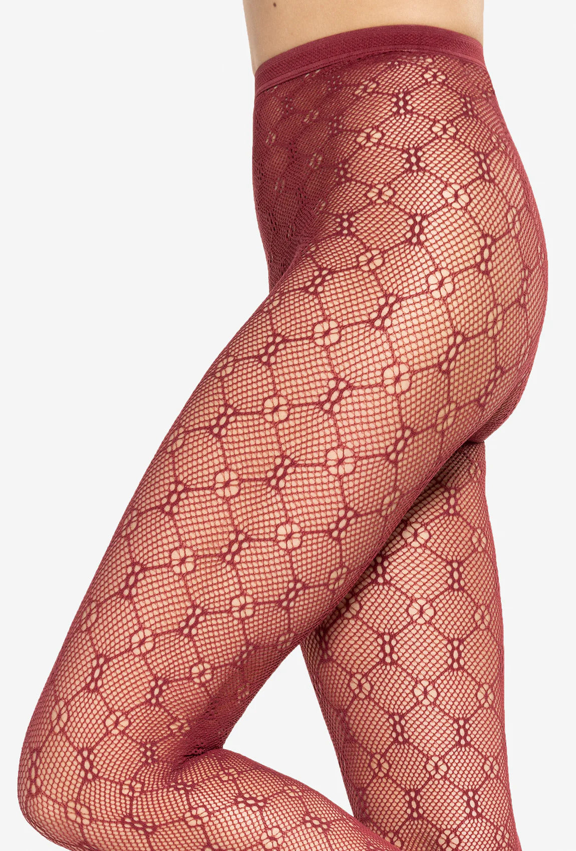 raudonos raštuotos pėdkelnės